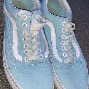 Womens Blue Old Skool Vans